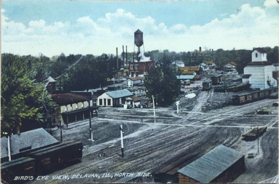 Towns and Nature Delavan, IL Historic, Junction and IC & GM&O Depots
