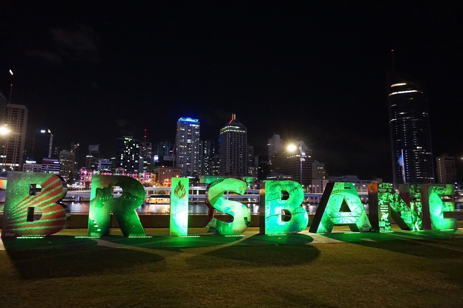 Our Journey (Day 1) Australia Queensland South Bank Iconic Sign of Brisbane