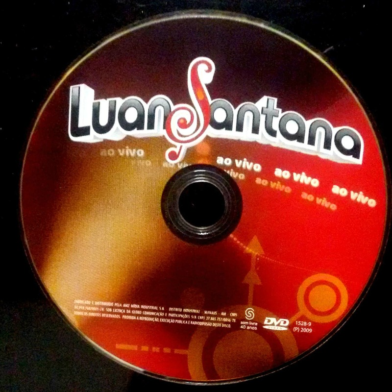 Cd Luan Santana ao Vivo Promo Interprete Luan Santana (2009) [usado]
