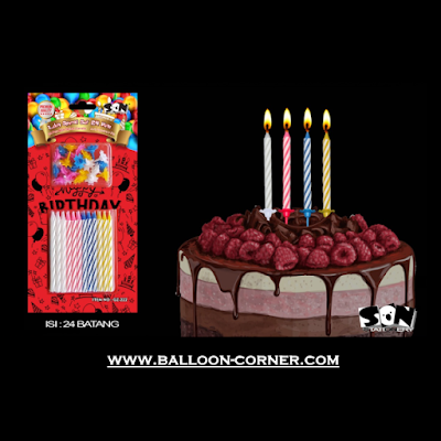 Lilin Spiral Warna Warni Set 24 Mini (SON Product) Lilin Spiral Warna Warni Set 24 Mini (SON Product)
