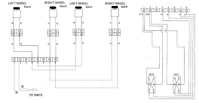 remote controlled robot connection diagram