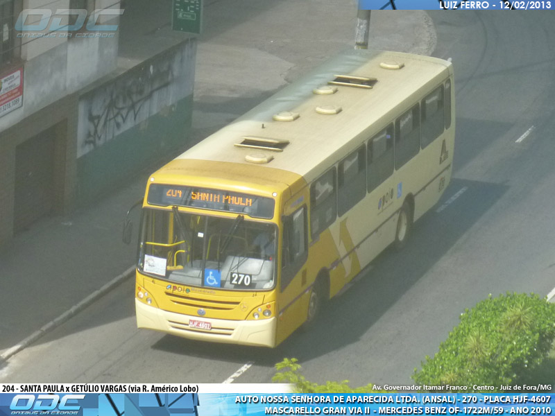 Ônibus da Cidade 499 ANSAL (Juiz de Fora/MG)