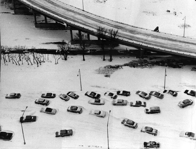 Fotografías de la tormenta de nieve de Chicago en 1967