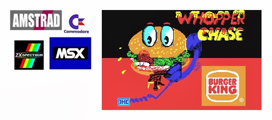 Whopper Chase Amstrad, C64, MSX y ZX Spectrum