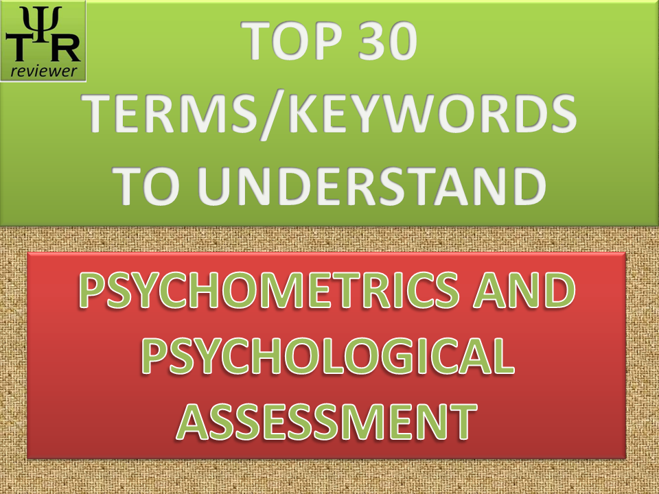 Philippine Psychometricians Licensure Exam Reviewer Recall and Review