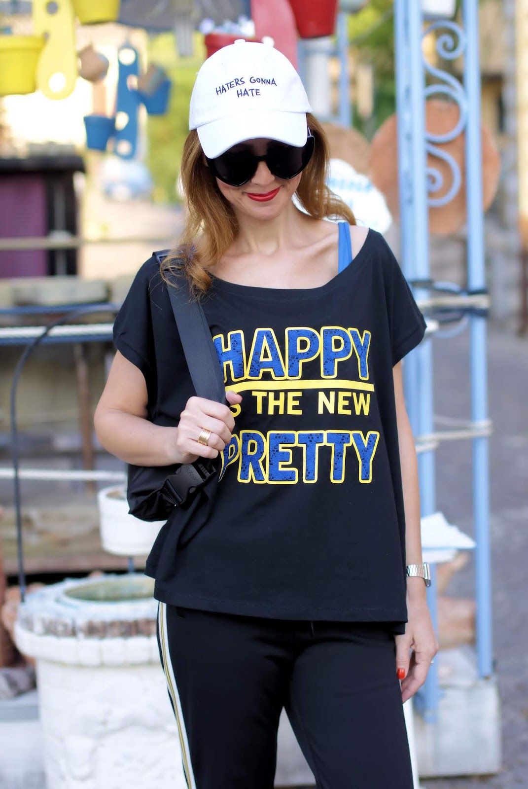 Happy is the new Pretty: my Teetopia tee on Fashion and Cookies fashion blog, fashion blogger style