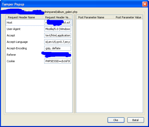 Tamper password. Tamper password