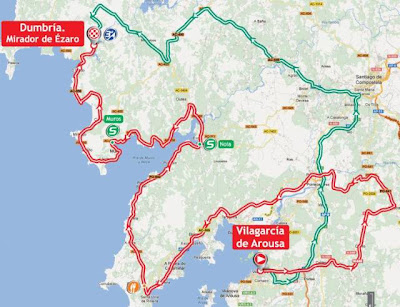 Mapa La Vuelta 2012 Etapa 12