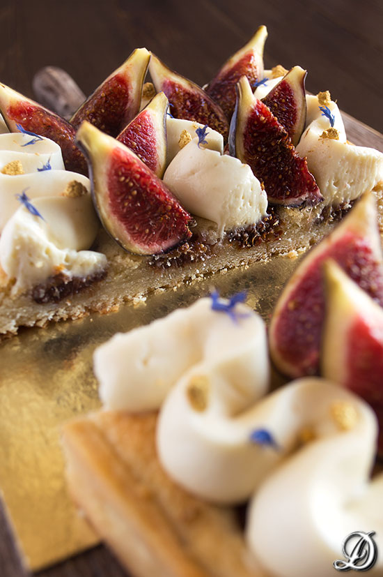 Tarta de Higos y Frangipane con Ganache de Regaliz y Whisky Escocés de 18 años