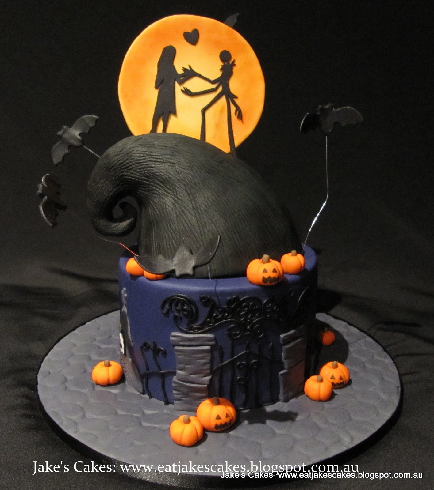 Jake s Cakes Nightmare Before Christmas Cake Jake s Cakes Nightmare Before Christmas Cake