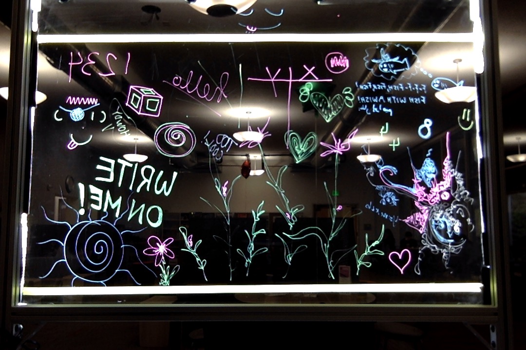 LC Educational Technology Blog Lightboard at the Grad School