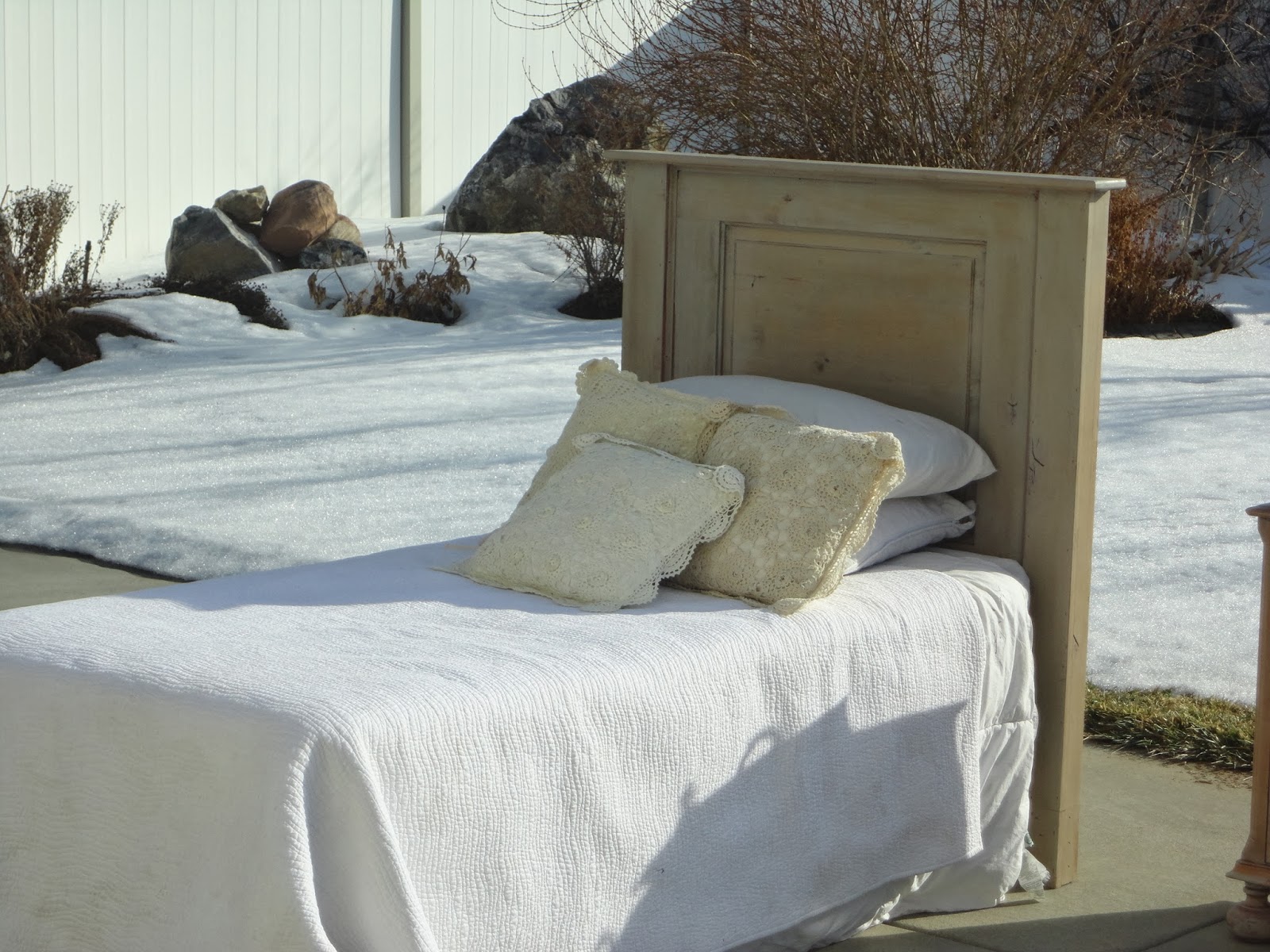 French Garden Treasures French Garden Treasures Rustic Twin Headboard 115