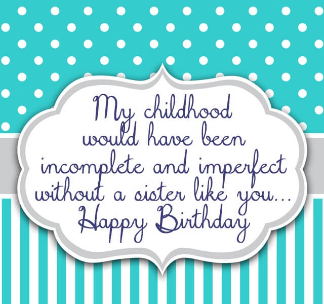 Happy Birthday Sister blessing image with sayings Happy Birthday Sister blessing image with sayings