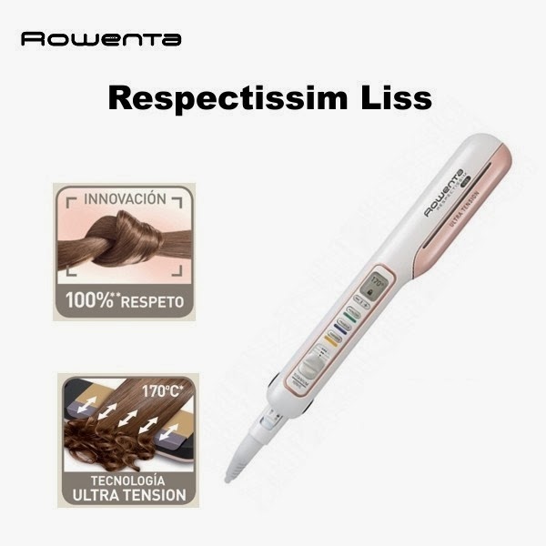 Respectissim Liss Rowenta. planchado a 170º - Blog de Belleza Cosmetica que Si Funciona