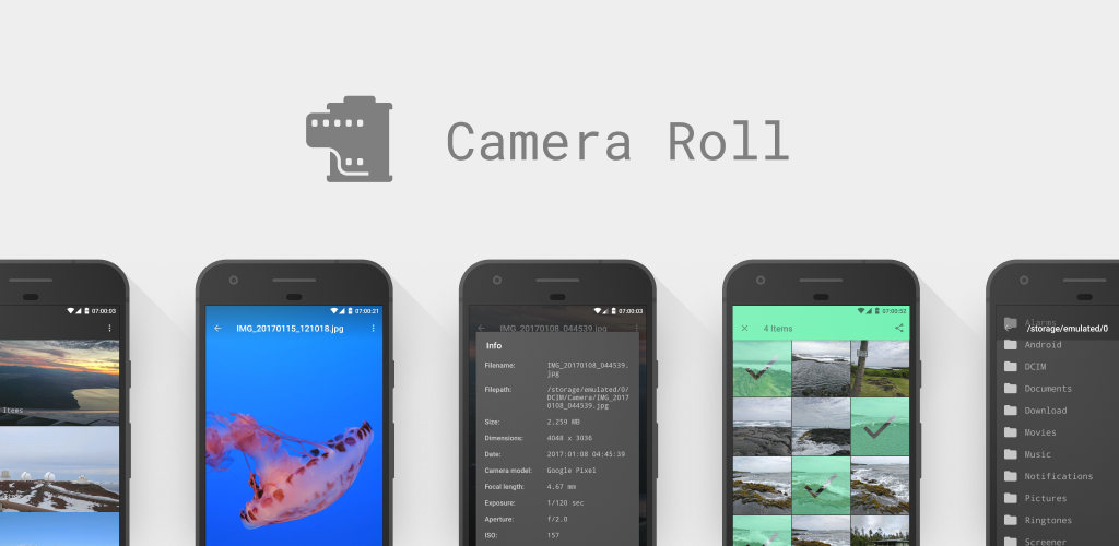 برنامج لمعرفة واظهار تاريخ التقاط الصورة ونوع الجهاز للاندرويد