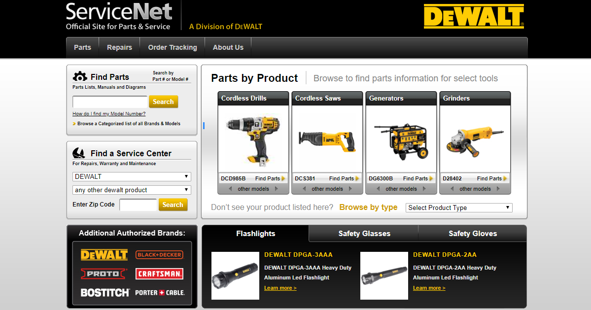 DeWalt and Service Centers Will Support Craftsman Craftsman Cave