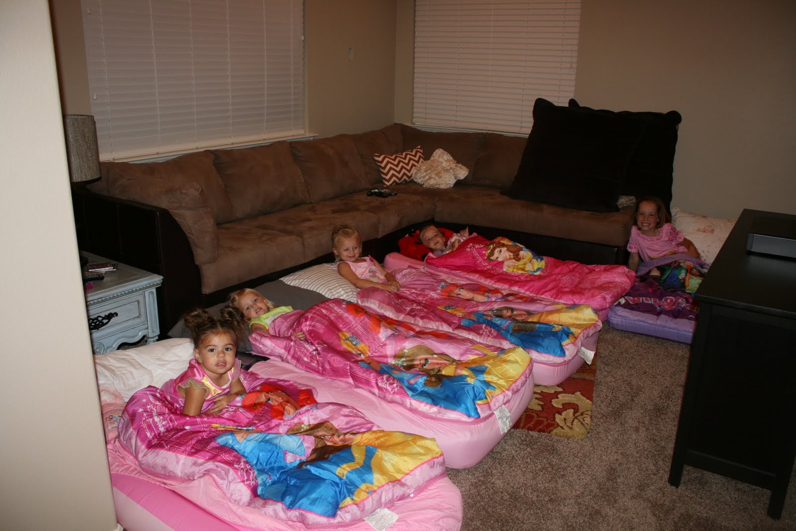Eckles Family Girls Sleepover