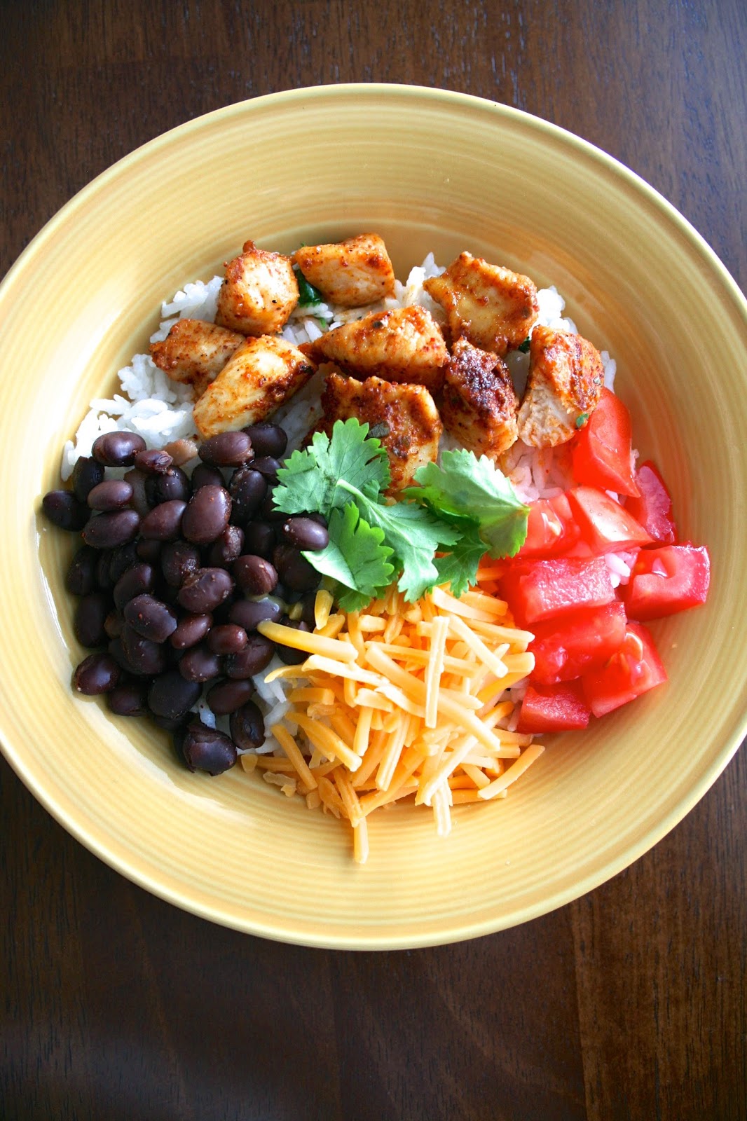 Easy Homemade Chicken Burrito Bowls