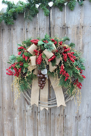 Lasso Cowboy Christmas Wreath