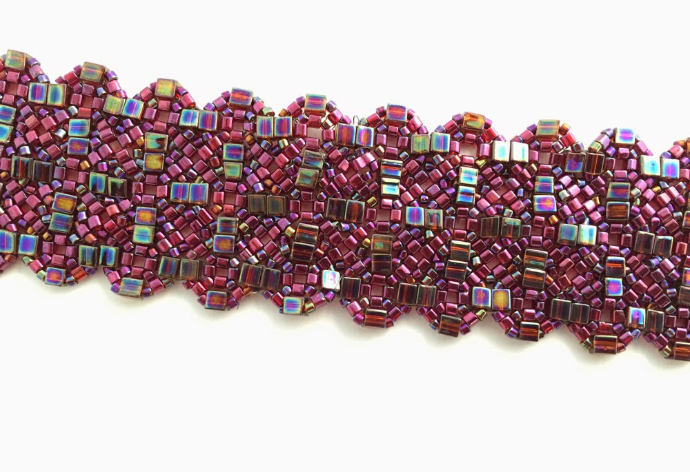 Mosaic bracelet by Jennifer Brown, photography by Karen Williams