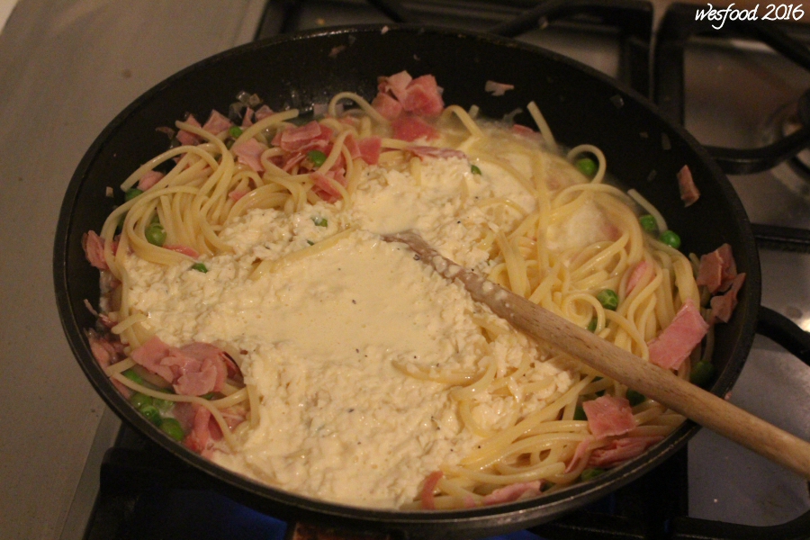 WesFood - Herr Westerhausen kocht ...: Sahnige Schinkennudeln mit ...