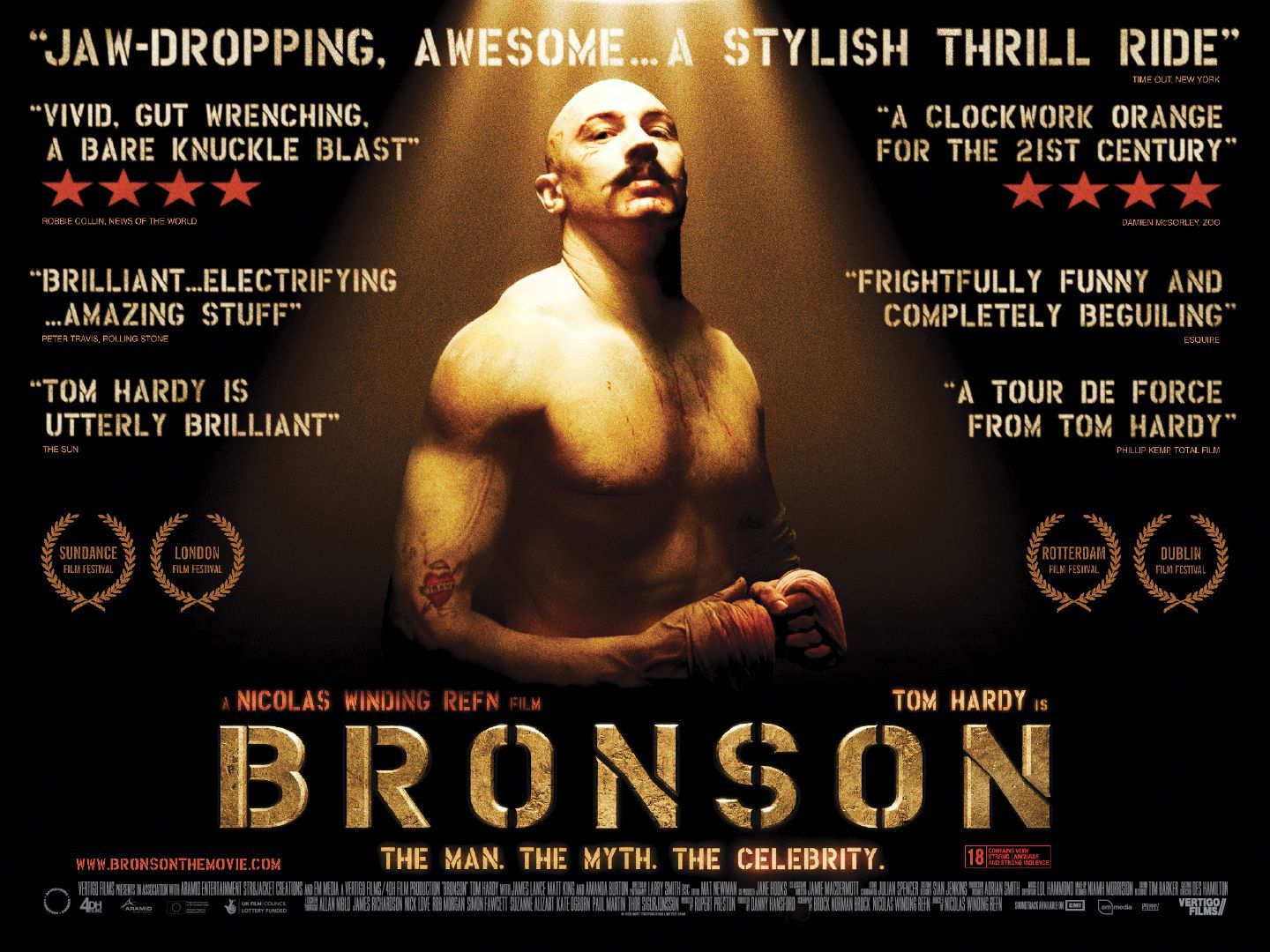 Movie Review - Bronson (2008) ~ Domestic Sanity