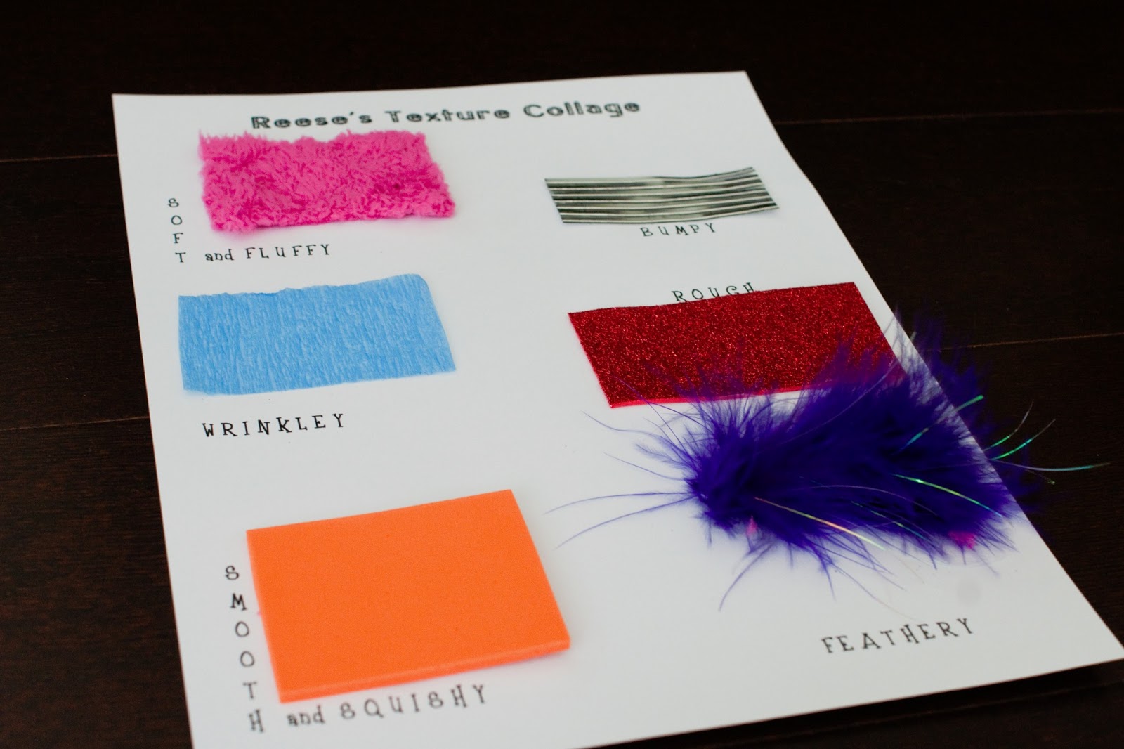 The Sweatman Family: Texture Collage