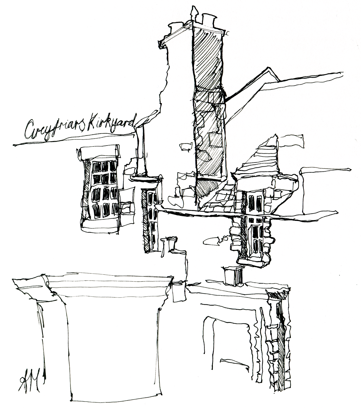 Aileen McGibbon Art Edinburgh sketching (and painting)