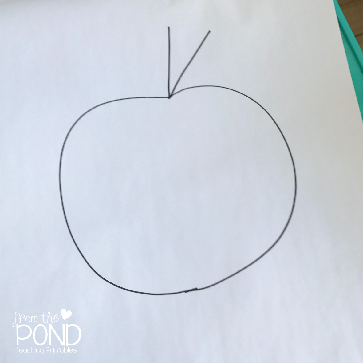 Apple Directed Drawing From the Pond