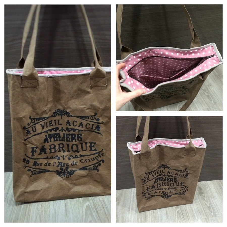 Bolso con Kraft Tex de Jan et Jul