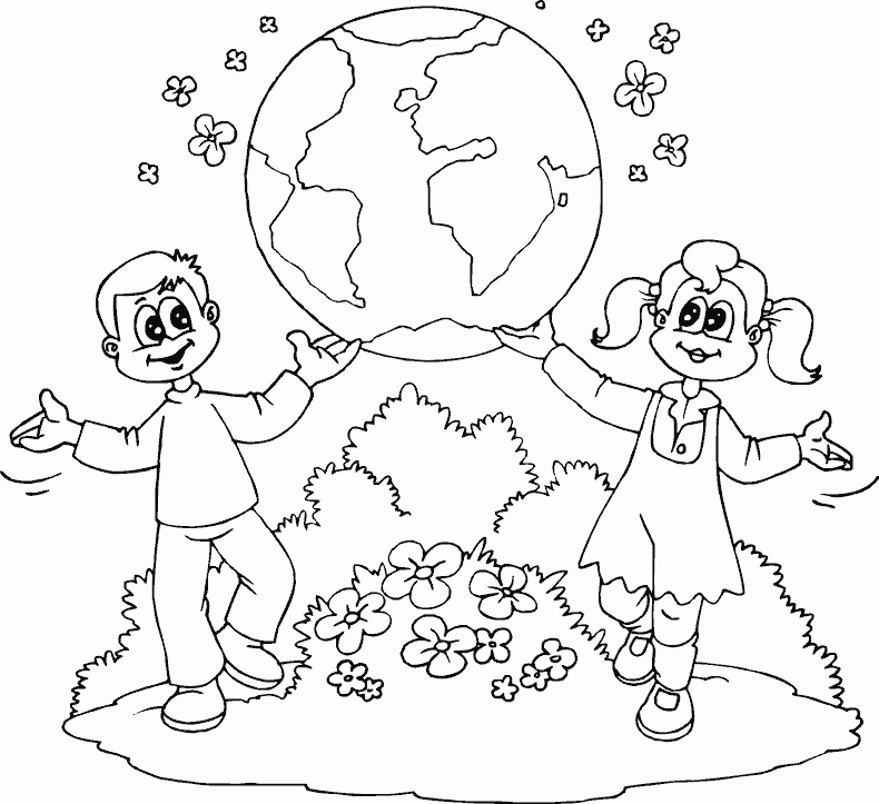 earth day coloring book pages - photo #30