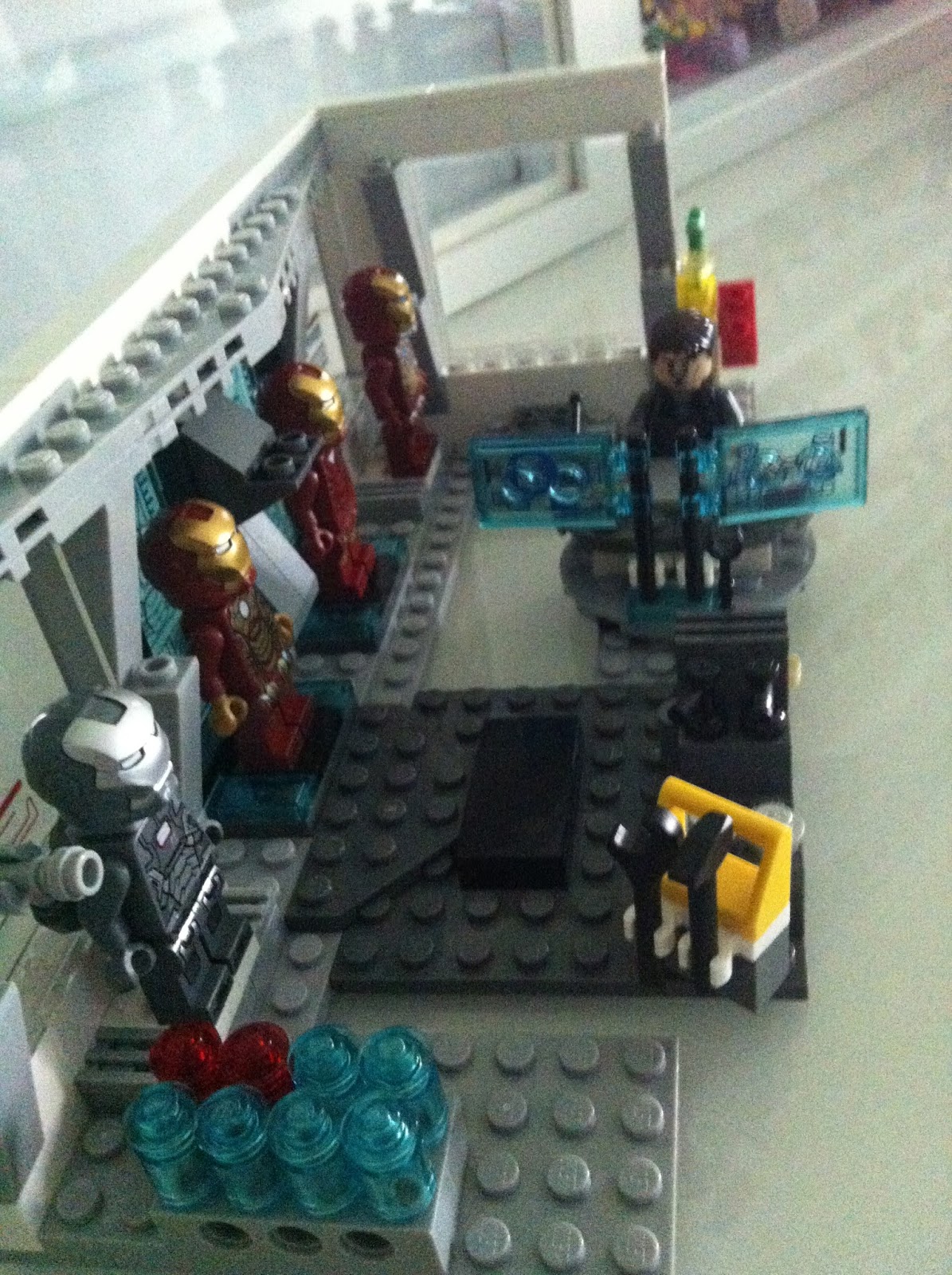 lego iron man lab moc