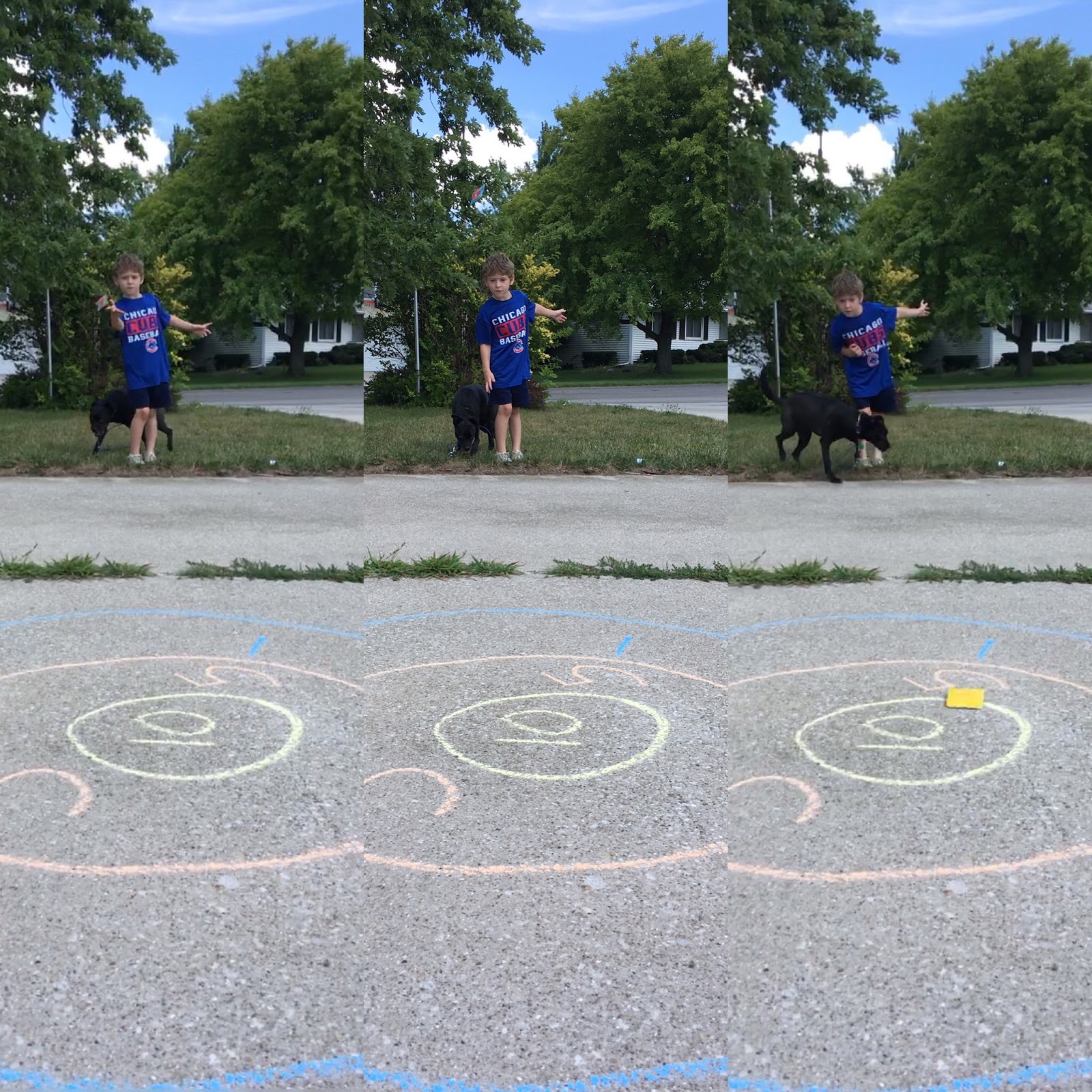 ...But Moms Have More Fun Chalk Game Target Practice