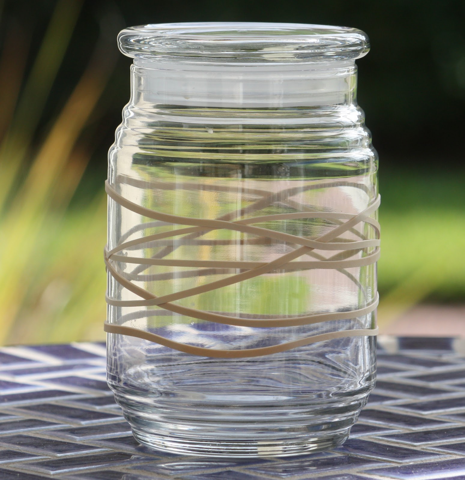 Desperate Craftwives Frosted Candle Jar