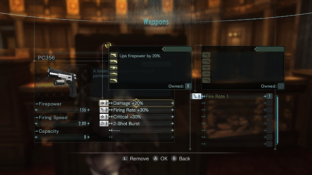 RE Revelations weapons
