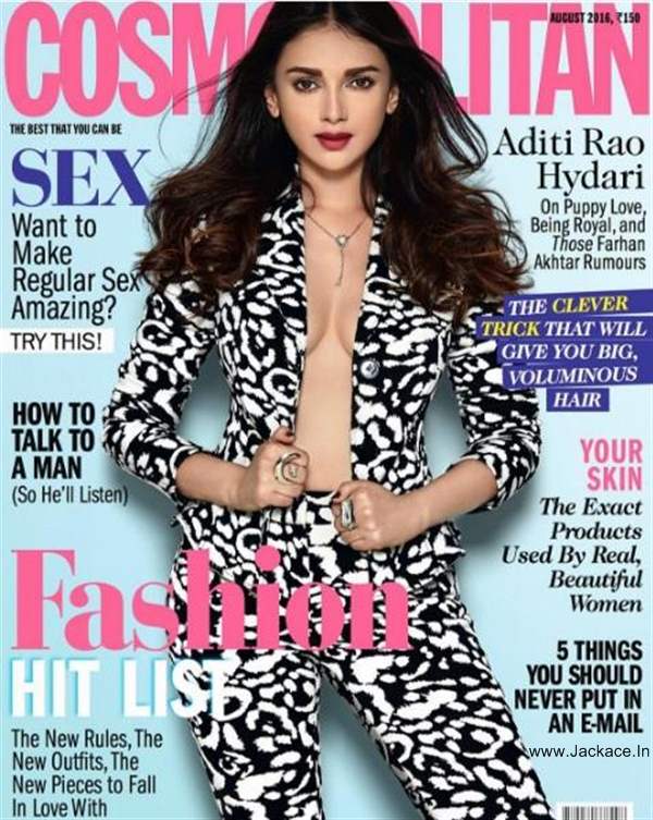 Suited Up In Style: Aditi Rao Hydari Graces The Cosmopolitan Cover