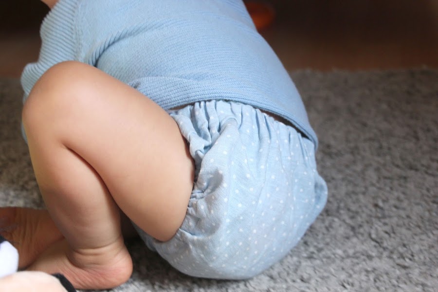 DIY Tutorial y patrones gratis CUBREPAÑAL o BRAGUITAS de bebe