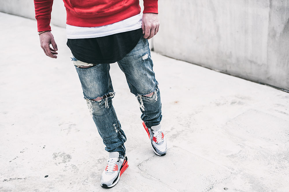 air max 90 infrared outfit