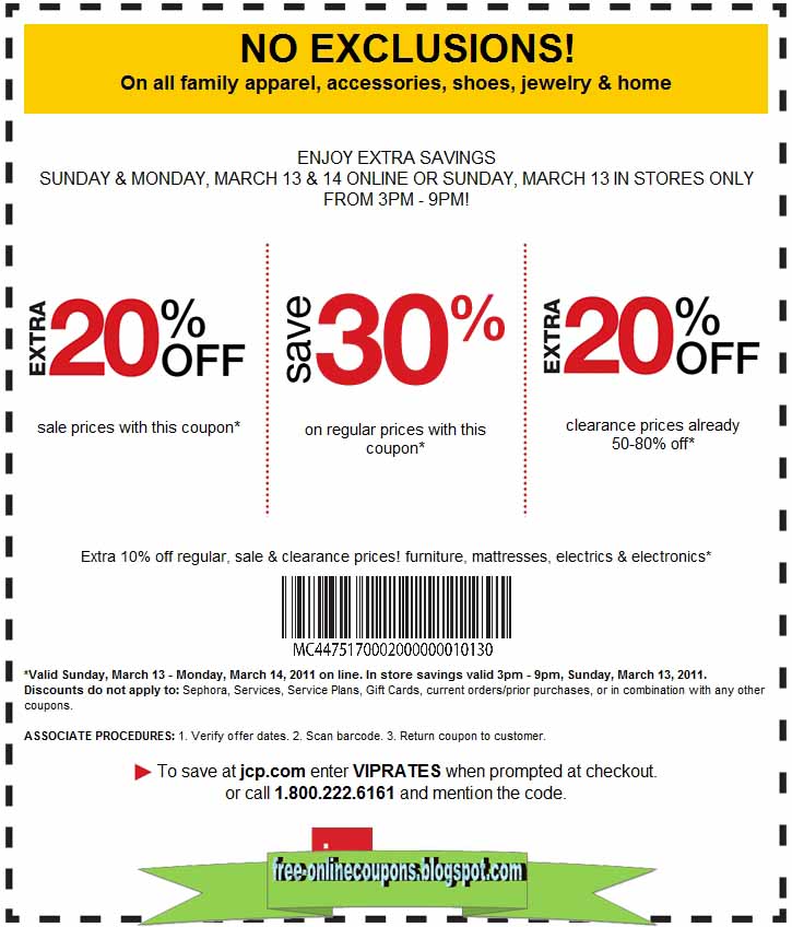 Jcp coupons codes 2018