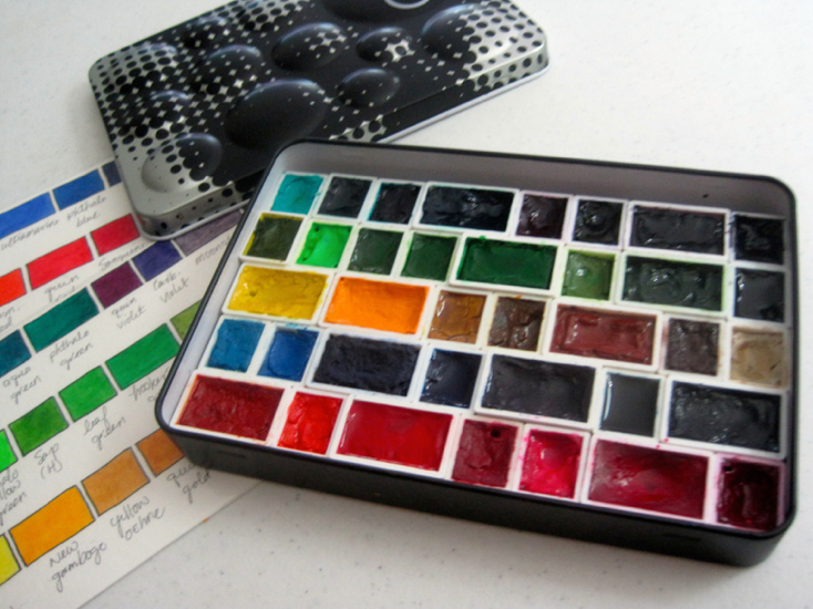 Home Made Watercolor Palettes Just Add Water Silly
