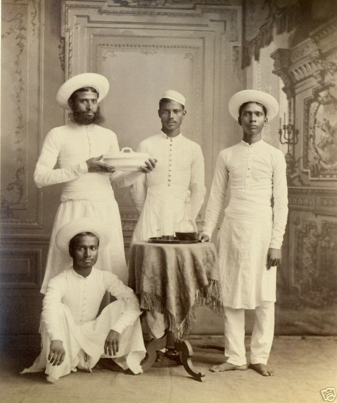 Group Photograph of House Servants - Late 19th Century