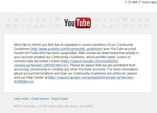 Get Back a Terminated YouTube Account  suspended