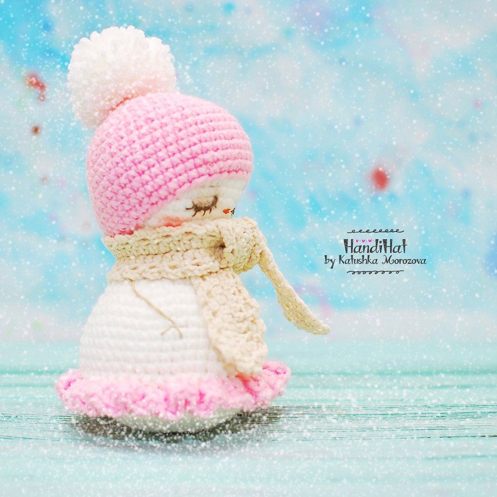 Crochet snowman pattern