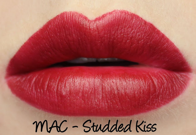 MAC The Matte Lip 2015 - Studded Kiss Lipstick Swatches & Review