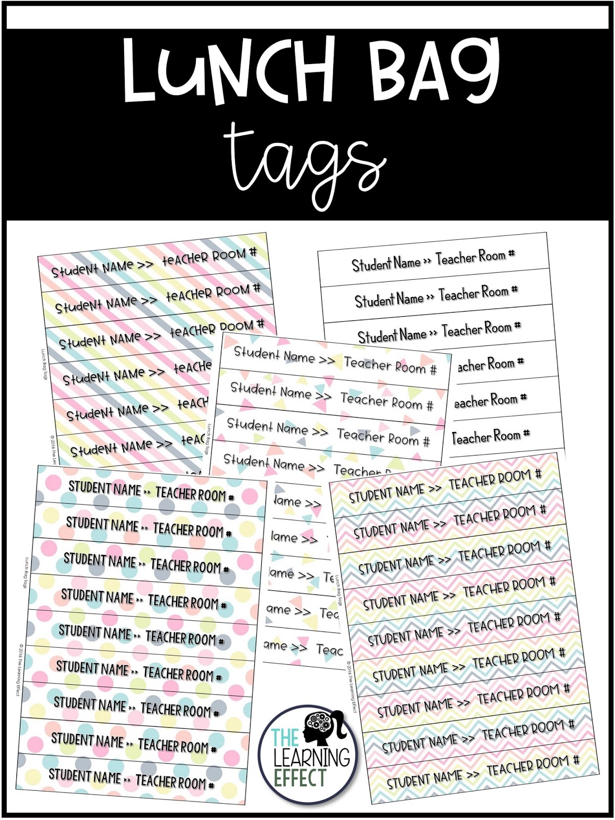 Monday Made It Planner Bookmarks, Teacher Planners, & Lunch Bag Tags