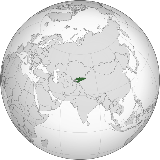 Letak Kirgizstan