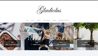 Gladiolus Minimal Blogger Template