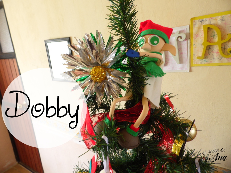 Dobby navideño - decoración para el árbol de navidad 