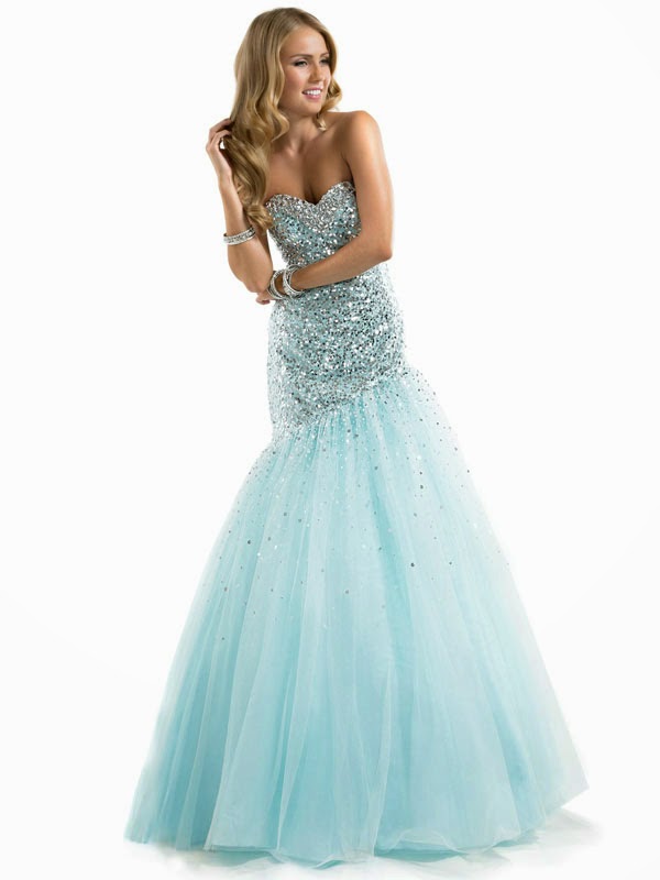 mermaid prom dress