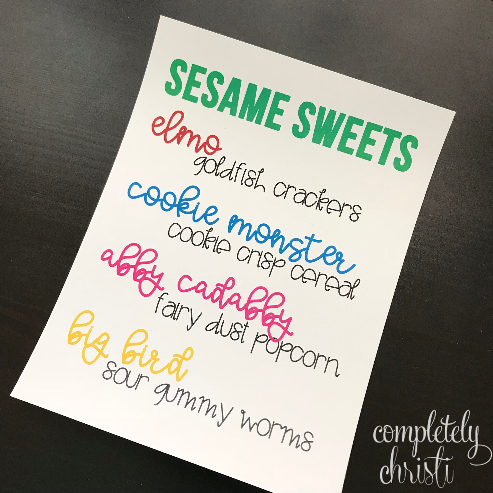 Sesame Street Second Birthday Party Completely Christi